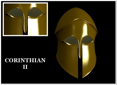 Golden Greek Corinthian Helmet II preview image